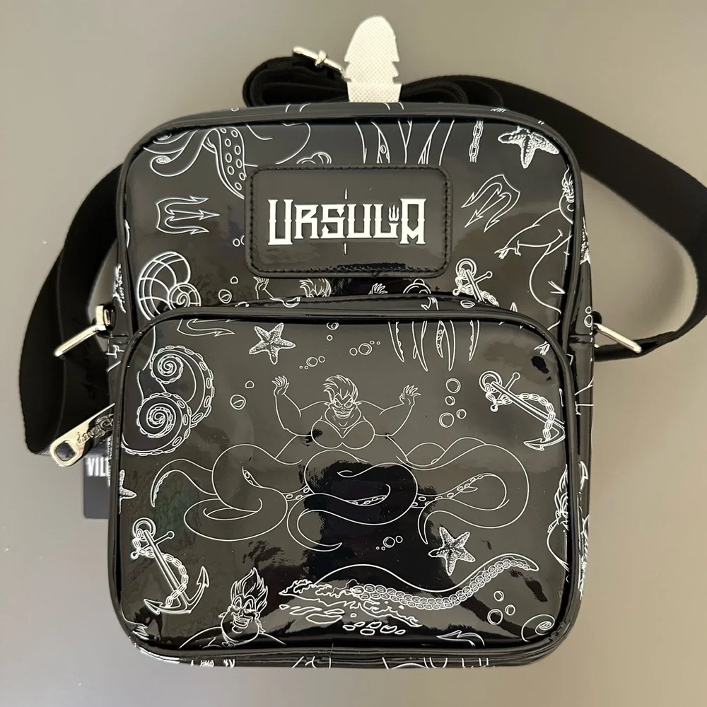 NWT Buckle-Down Disney The Little Mermaid Villain Ursula Poses Crossbody Bag - Picture 8 of 13